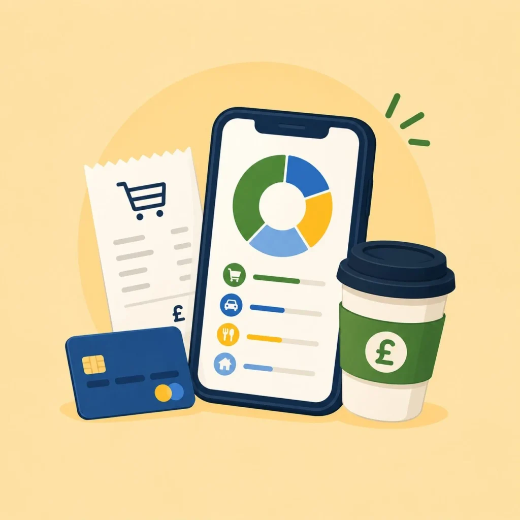 Spending tracker showing where your money goes
